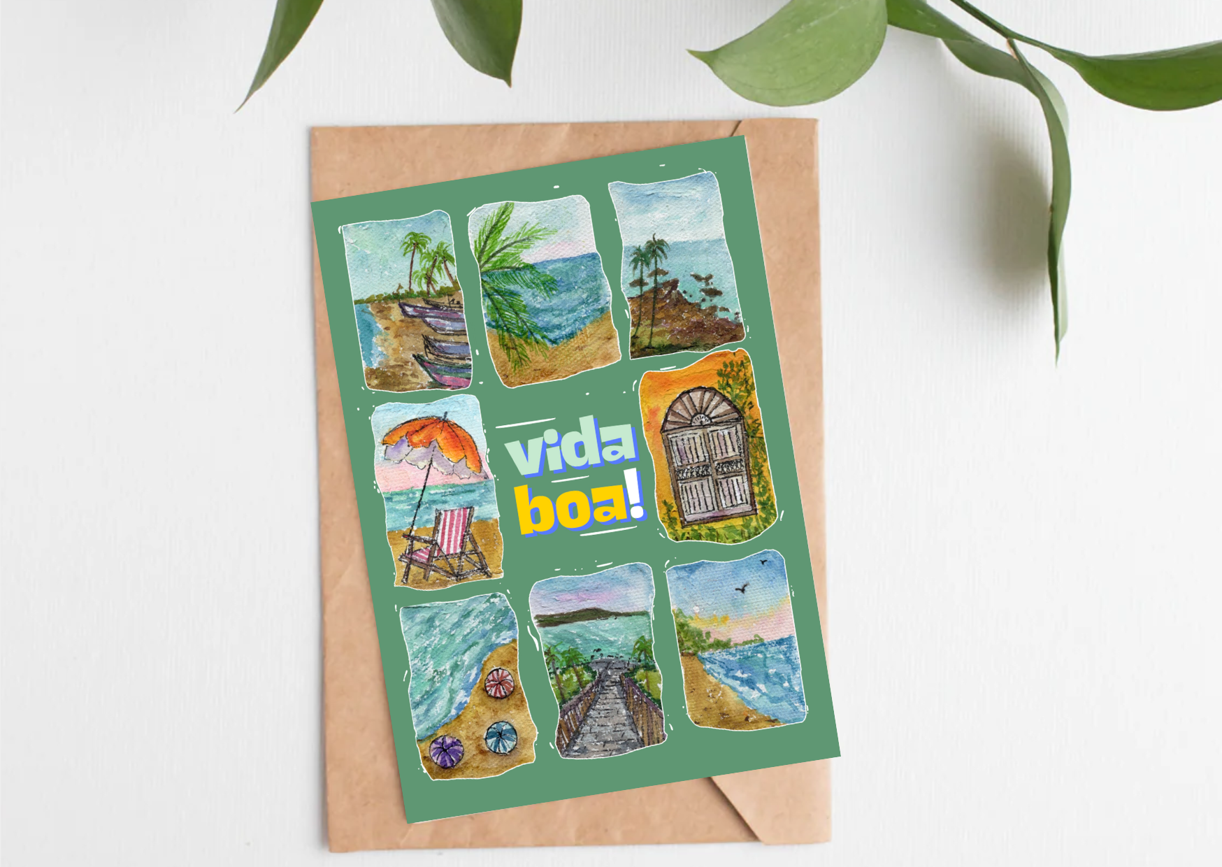 Vida Boa, Goa — A6 Postcards by Aishwarya Ashok